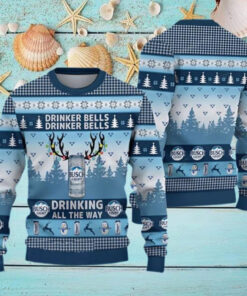 Drinker Bells Busch Light Christmas Ugly Sweater