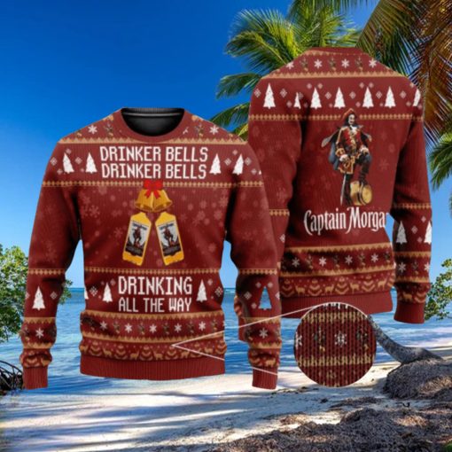 Drinker Bells Captain Morgan Ugly Christmas Sweater