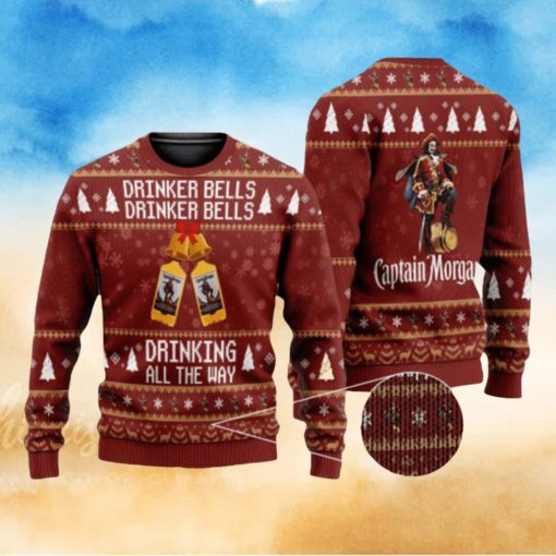 Drinker Bells Captain Morgan Ugly Christmas Sweater