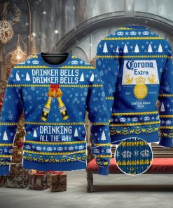 Drinker Bells Corona Extra Beer 3D All Over Printed Ugly Christmas Sweater Christmas Gift For Family