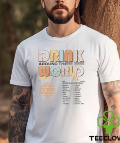 Drinking Around The World Shirt Disneyland Family Trip 2024 Epcot Tour Hoodie T Shirt