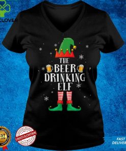 Drinking Elf Matching Group Christmas Party Pajama T Shirt