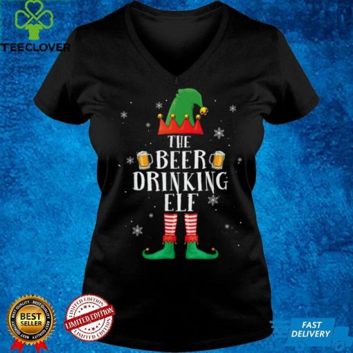 Drinking Elf Matching Group Christmas Party Pajama T Shirt