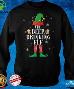 Drinking Elf Matching Group Christmas Party Pajama T Shirt