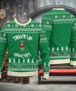 Drinkup Grinchess Ugly Christmas Sweater