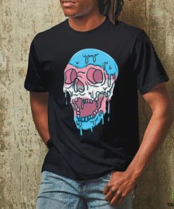 Dripping Trans Pride Skull Transgender Tee Shirt
