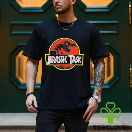 Drjclau Wearing Jirassic Task Shirt