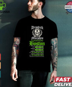 Dropkick Murphys 2024 Boston, Massachusetts St Patrick’s Day Tour Poster Shirt