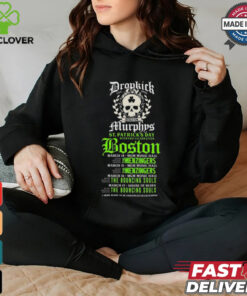 Dropkick Murphys 2024 Boston, Massachusetts St Patrick’s Day Tour Poster Shirt