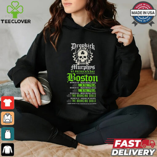 Dropkick Murphys 2024 Boston, Massachusetts St Patrick’s Day Tour Poster Shirt