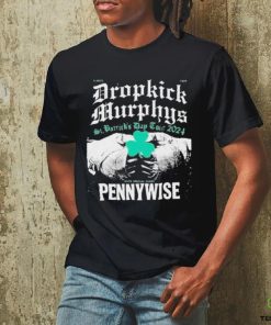 Dropkick Murphys ft Pennywise 2024 US St Patrick’s Day Tour T Shirt