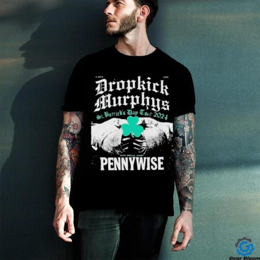Dropkick Murphys ft Pennywise 2024 US St Patrick’s Day Tour T Shirt