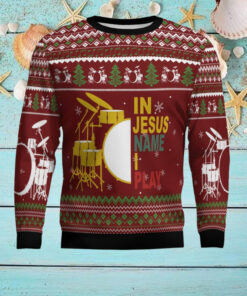 Drum I Play Ugly Christmas Sweater