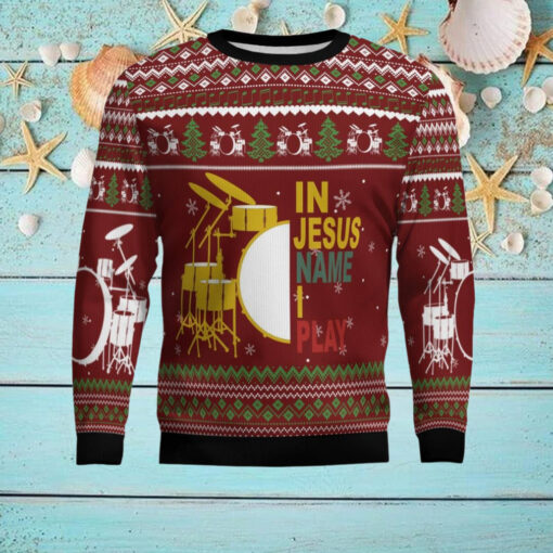 Drum I Play Ugly Christmas Sweater