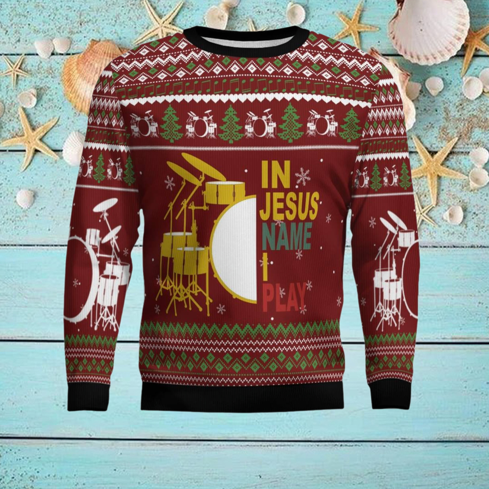 Drum I Play Ugly Christmas Sweater Drum I Play Ugly Christmas Sweater