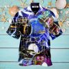 Bud Light Hawaiian Shirt Smoke Skull Beer Lovers Gift