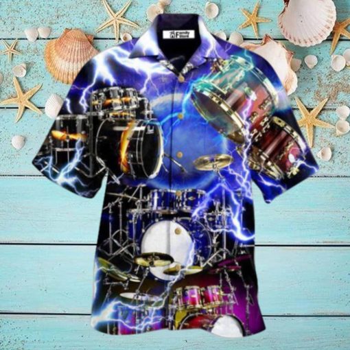 Drum Is My Cardio Lighting Style Hawaiian Shirt