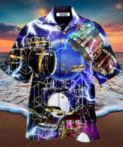 Drum Is My Cardio Lighting Style Hawaiian Shirt