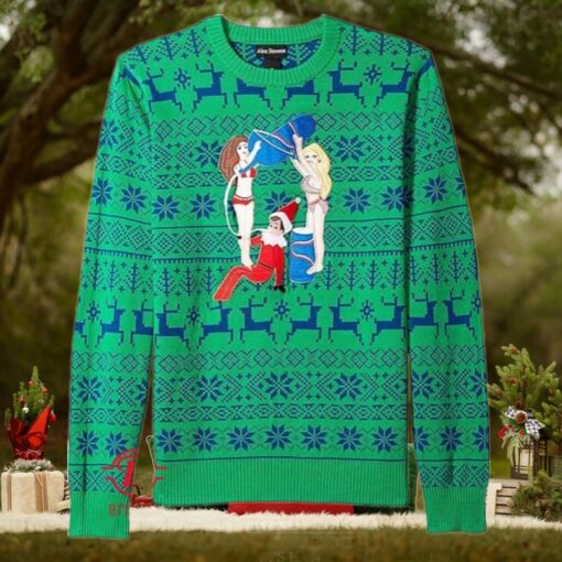 Drunk Elf Ugly Christmas Sweater