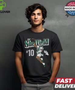 Dt Sheffield #10 North Texas Mean Green Graphic t shirt