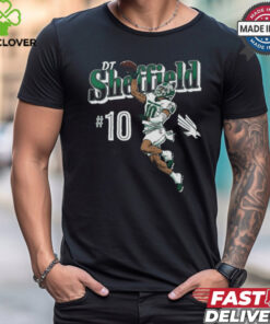 Dt Sheffield #10 North Texas Mean Green Graphic t shirt