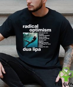 Dua Lipa Radical Optimism Breast Logo T shirt