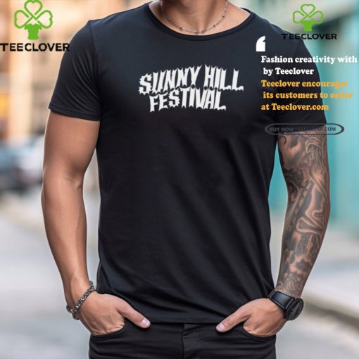 Dua Lipa Wearing Sunny Hill Festival Tee Shirt