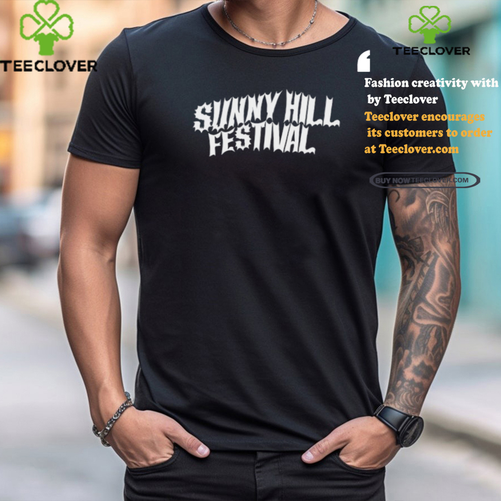 Dua Lipa Wearing Sunny Hill Festival Tee Shirt Dua Lipa Wearing Sunny Hill Festival Tee Shirt