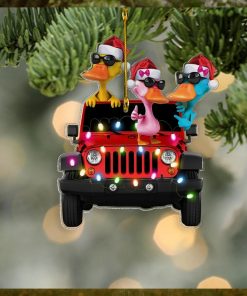 Duck Duck Jeep Off Road Truck Personalized Ornament Gift For Jeep Lovers   Jeep Christmas Ornament