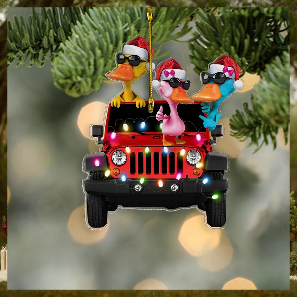 Duck Duck Jeep Off Road Truck Personalized Ornament Gift For Jeep Lovers Jeep Christmas Ornament Duck Duck Jeep Off Road Truck Personalized Ornament Gift For Jeep Lovers Jeep Christmas Ornament