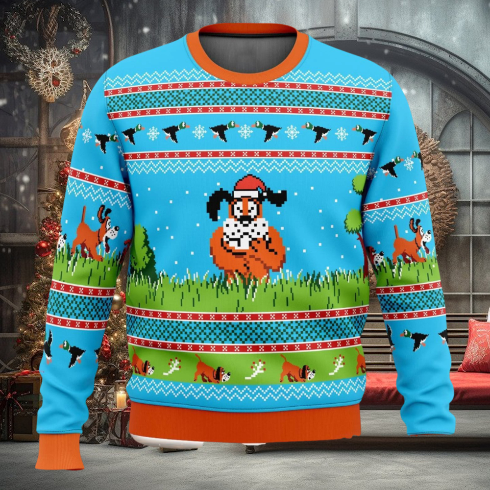 Duck Hunt 3D Ugly Christmas Sweater Unisex Christmas Sweater For Men And Women Duck Hunt 3D Ugly Christmas Sweater Unisex Christmas Sweater For Men And Women