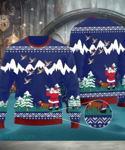 Duck Hunting Christmas Woven Ugly 3D Sweater For Thanksgiving