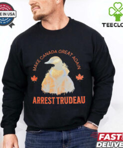 Duck Make Canada Great Again Arrest Trudeau Shirt 1 Duck Make Canada Great Again Arrest Trudeau Shirt