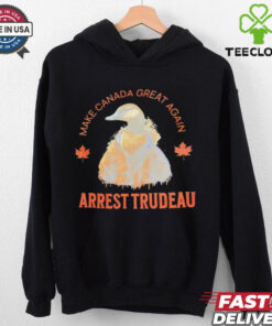 Duck Make Canada Great Again Arrest Trudeau Shirt 3 Duck Make Canada Great Again Arrest Trudeau Shirt