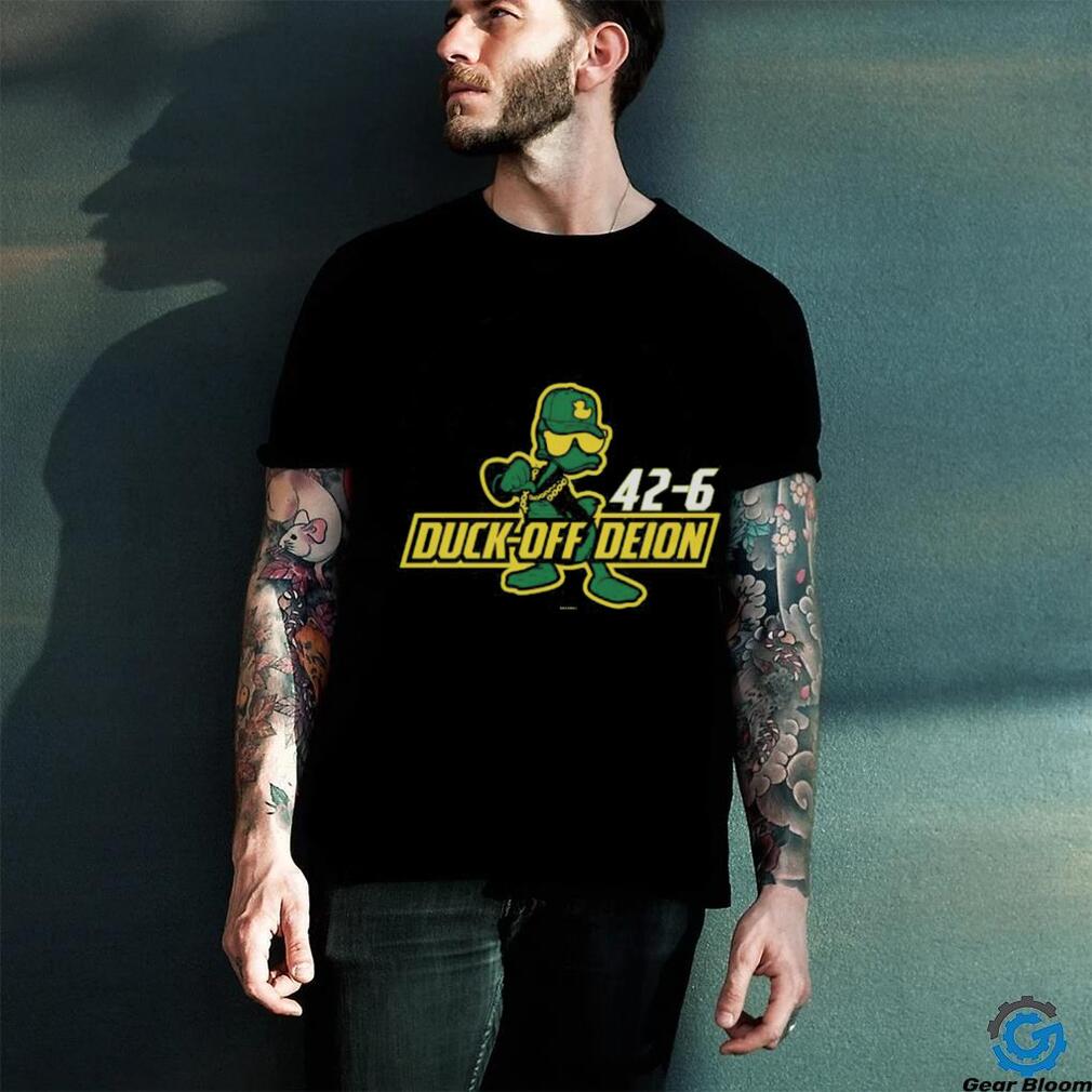 Duck Off Deion For Oregon College Fans Shirt Duck Off Deion For Oregon College Fans Shirt