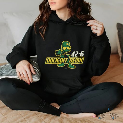 Duck Off Deion For Oregon College Fans Shirt