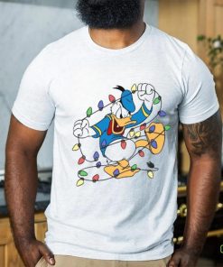 Duck With Christmas Light Shirt