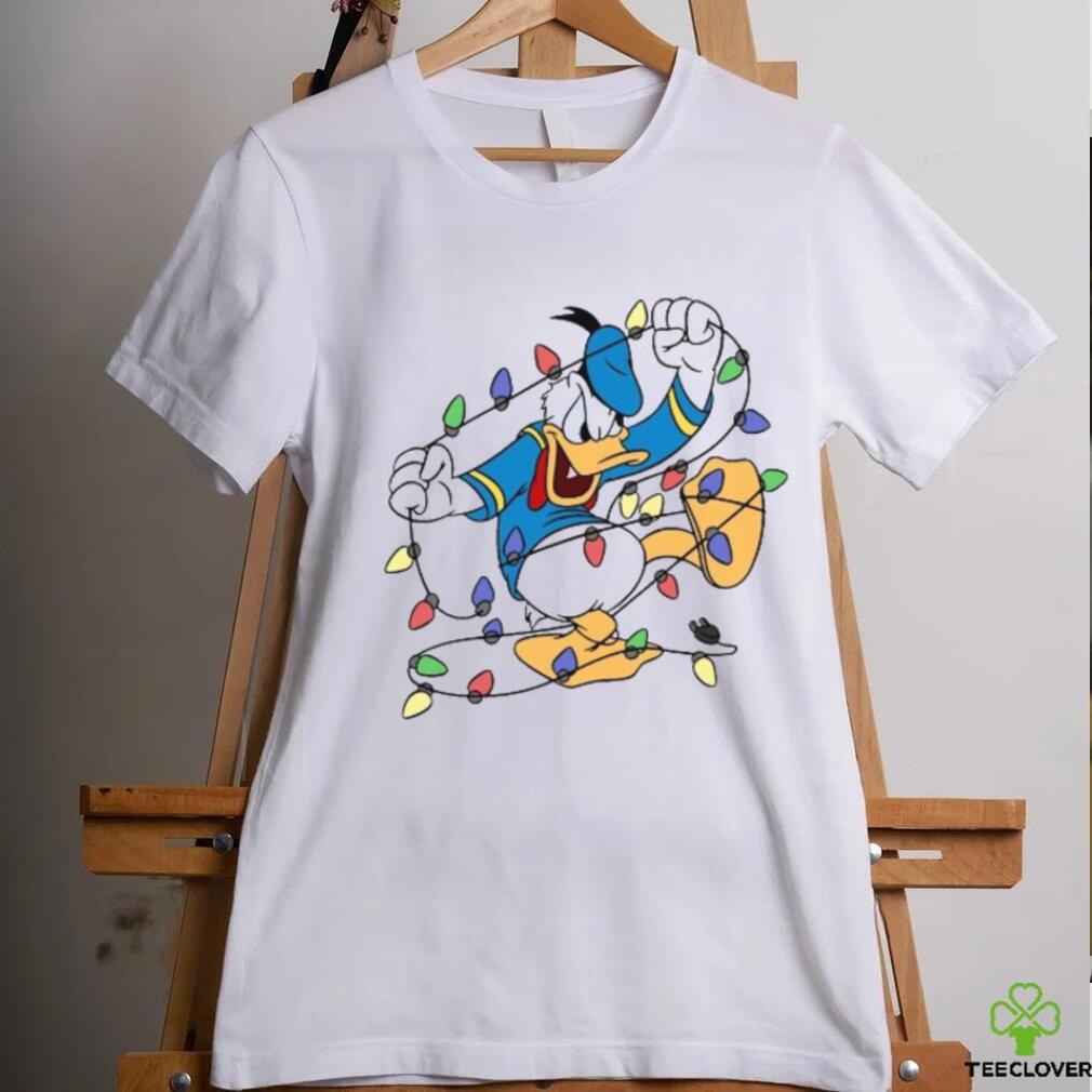 Duck With Christmas Light Shirt Duck With Christmas Light Shirt