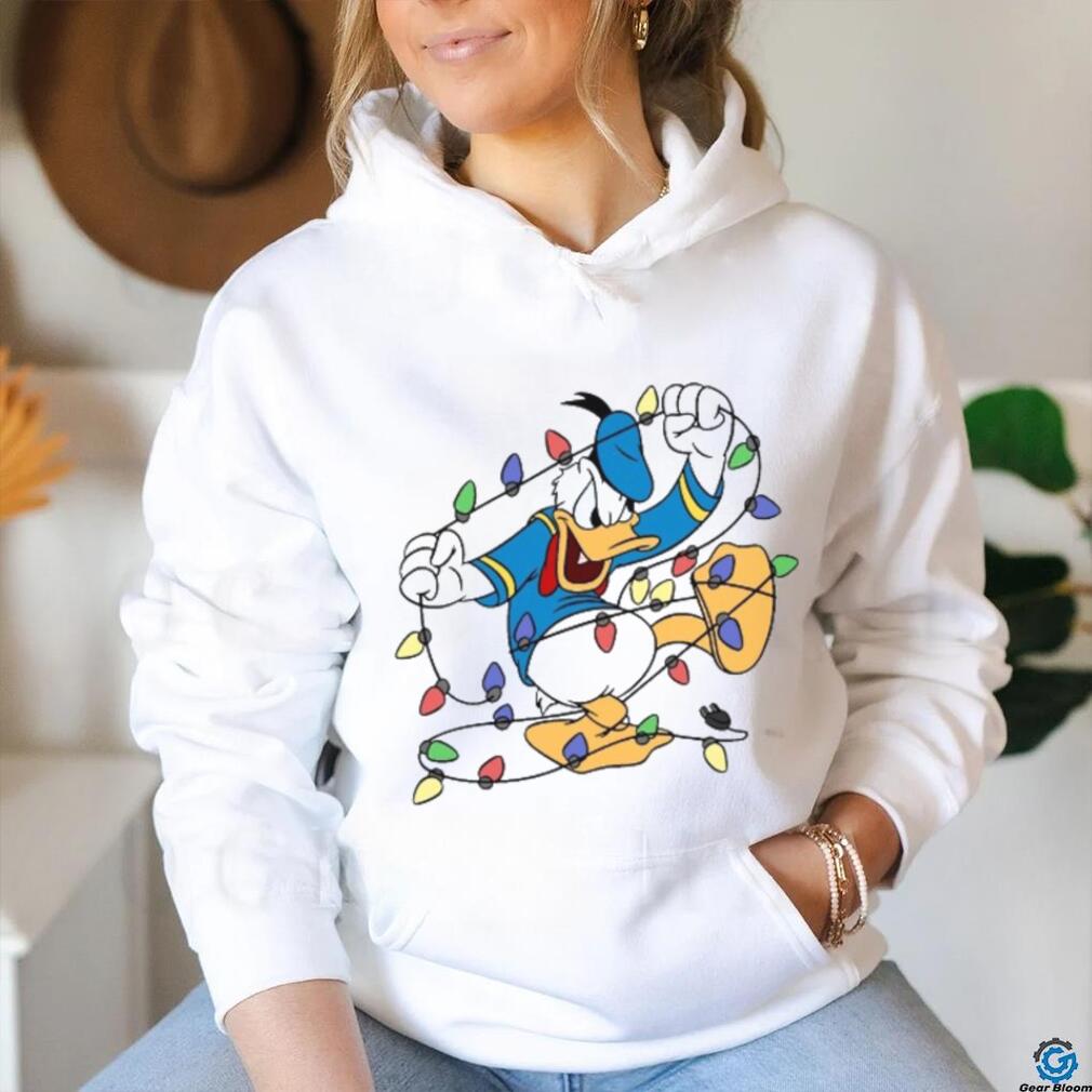 Duck With Christmas Light Shirt Duck With Christmas Light Shirt