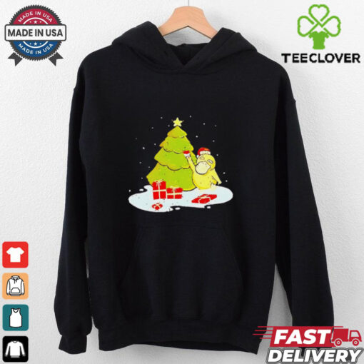 Duck gifts Christmas tree snow shirt