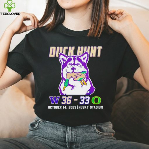 Duck hunt Washington Huskies 36 33 Oregon Ducks October 14 2023 hoodie, sweater, longsleeve, shirt v-neck, t-shirt