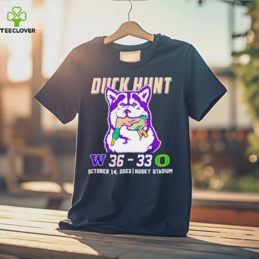 Duck hunt Washington Huskies 36 33 Oregon Ducks October 14 2023 hoodie, sweater, longsleeve, shirt v-neck, t-shirt