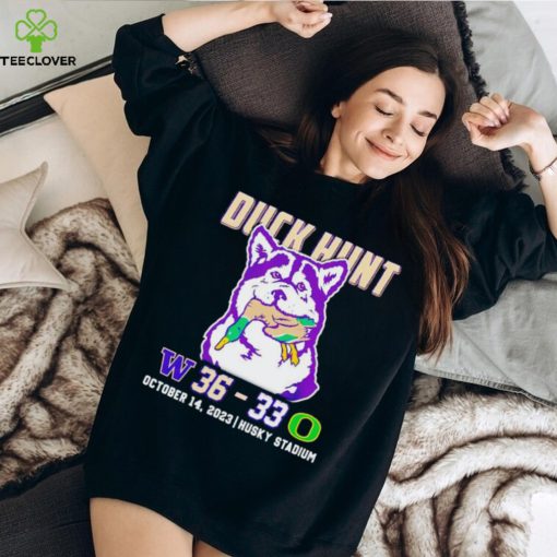 Duck hunt Washington Huskies 36 33 Oregon Ducks October 14 2023 hoodie, sweater, longsleeve, shirt v-neck, t-shirt