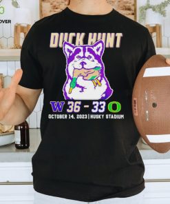 Duck hunt Washington Huskies 36 33 Oregon Ducks October 14 2023 hoodie, sweater, longsleeve, shirt v-neck, t-shirt