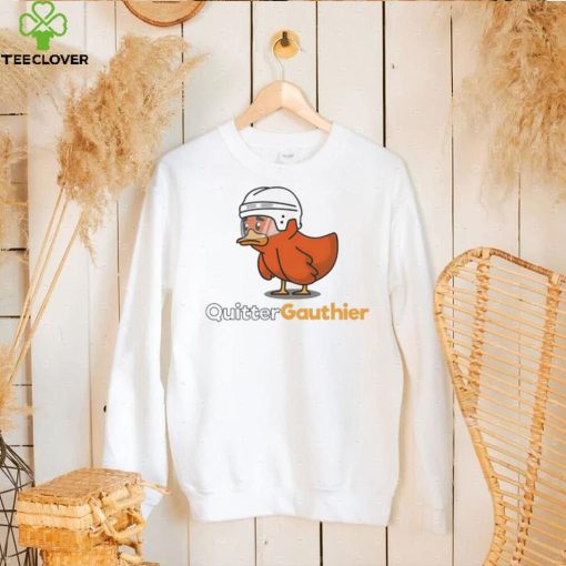 Duck sad quitter gauthier hoodie, sweater, longsleeve, shirt v-neck, t-shirt