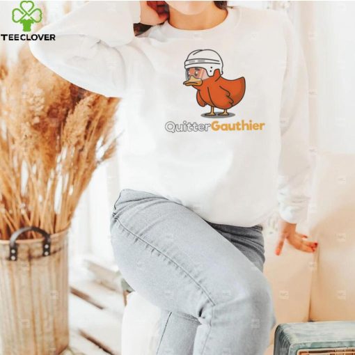 Duck sad quitter gauthier hoodie, sweater, longsleeve, shirt v-neck, t-shirt