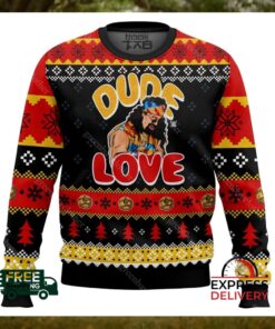 Dude Love Mick Foley Ugly Christmas Sweater