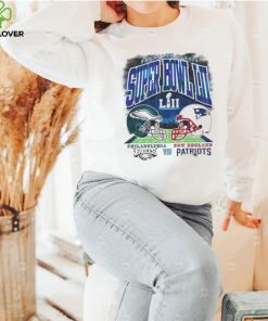 Dueling Super Bowl LII Philadelphia Eagles vs New England Patriots 2018 hoodie, sweater, longsleeve, shirt v-neck, t-shirt