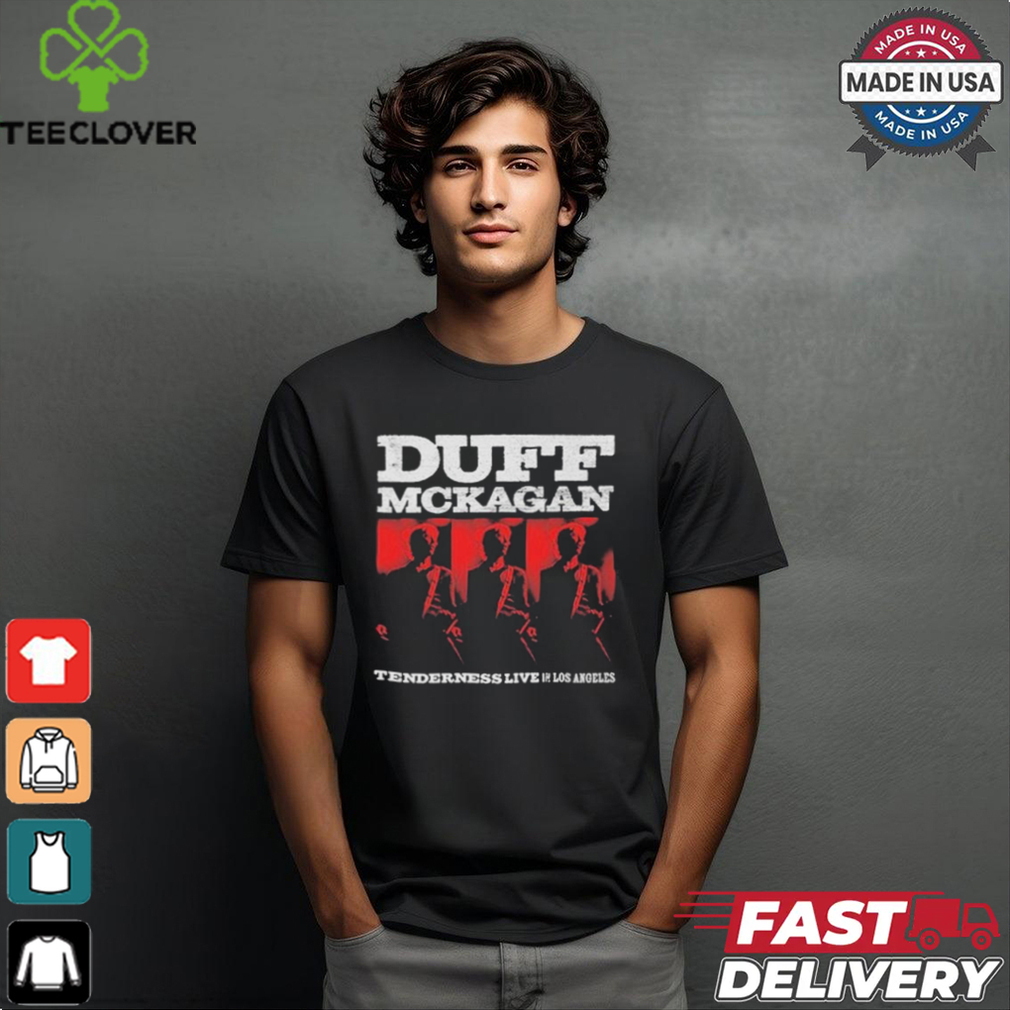 Duff Mckagan Triple Image Tenderness Live In Los Angeles 2024 T Shirts Duff Mckagan Triple Image Tenderness Live In Los Angeles 2024 T Shirts