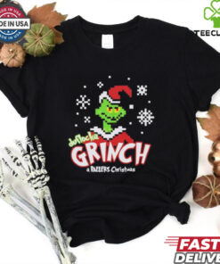 Duflocka Grinch aballerz Christmas pixel shirt